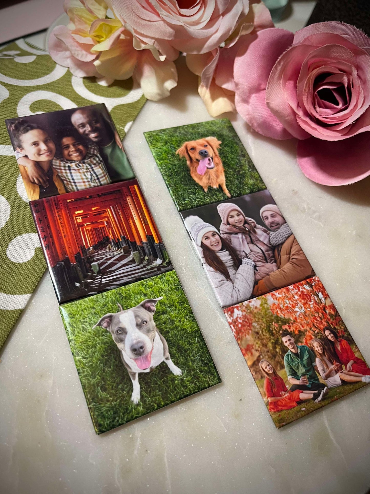 Custom Photo Magnets for 6 sets [Fridge Magnets]